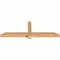 Ekena Millwork Eugene Smooth Timber Gable Bracket, Western Red Cedar, 60"W x 20"H x 3 1/2"D x 3 1/2"F, 8/12 Pitch GBW060X20X0404EUG00SWR - alternate 2